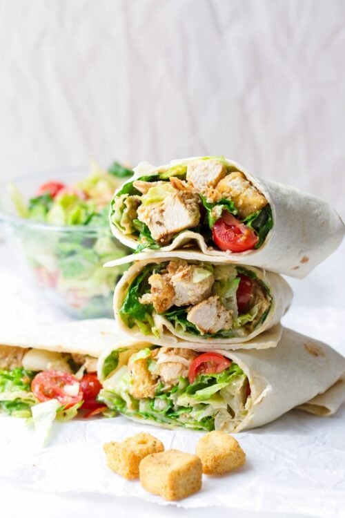 Chicken Caesar Wrap Recipe